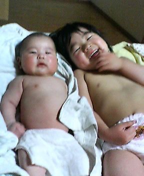「姉妹でーす！」