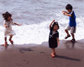 「波は楽し」
