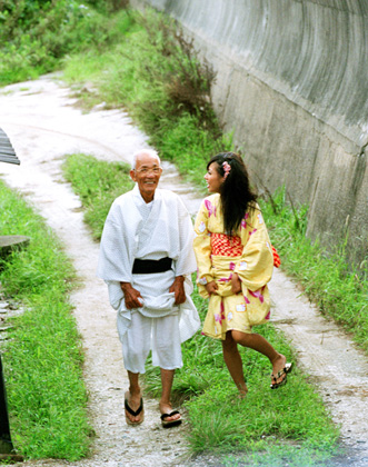 「孫との一時」