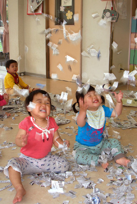 「紙吹雪！！」