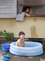 「水遊び」