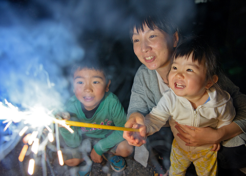 「輝く夏の光」