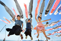 「一緒に空を泳ぐぞ!」
