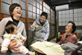 「正月の四世代」